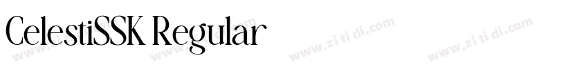 CelestiSSK Regular字体转换